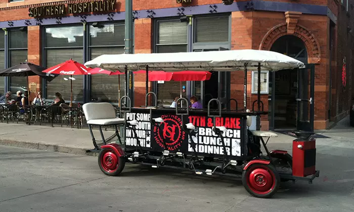 Bicycle-Bar Tour for 12, Valid Sunday–Thursday or Friday–Saturday from Denver Booze Cruise (Up to 16% Off) - Primary Image