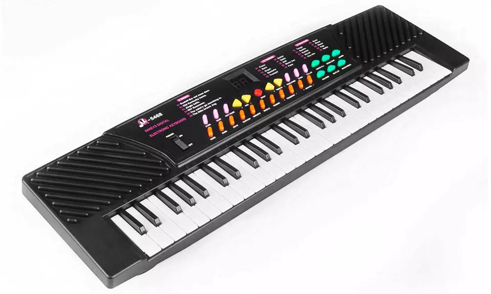 Plixio Children's 54-Key Electronic Keyboard with Microphone - Primary Image