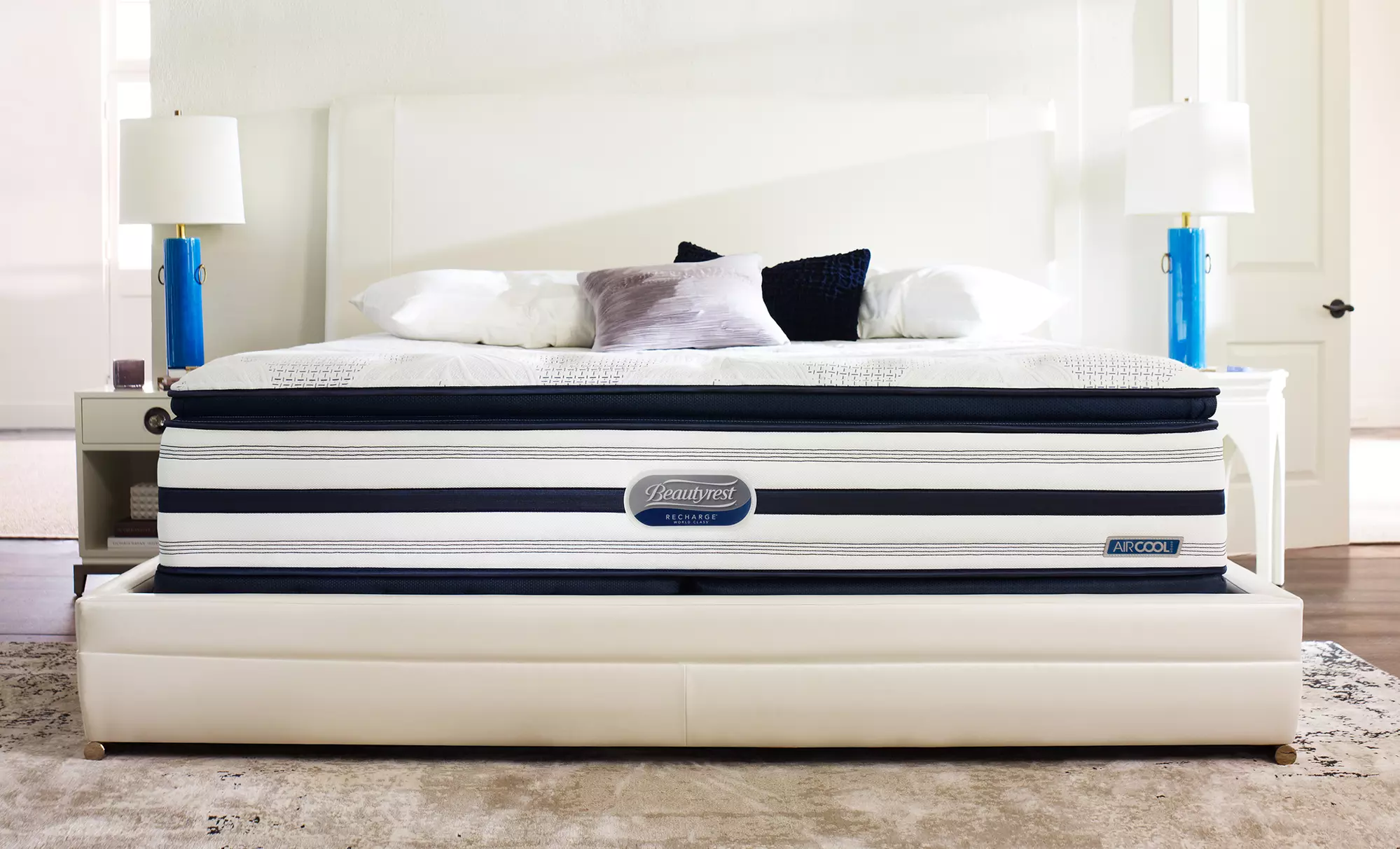 Hot Buy: Beautyrest Recharge World Class Mattress Set; $849.99–$1,399.99. Free White Glove Delivery. 25-Year Warranty.  - Primary Image