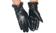 Womens Winter PU Leather Touchscreen Gloves - A Pair: Free Shipping - Sensual Sale