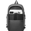 Image 28: KONO PVC Coated Water-Resistant Backpack Travel Business Laptop Bag