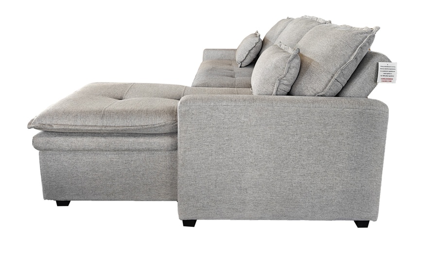 Image 20: Lucca 3 Seater Storage Sofa