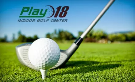 $15 for an Hour of Simulated Indoor Golf at Play 18 Indoor Golf Centre (Up to $30 Value) - Primary Image