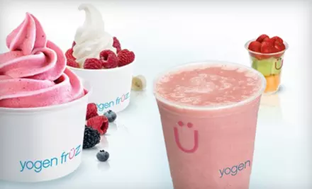 $10 for $20 Worth of Frozen Yogurt, Shakes, and Smoothies at Yogen Früz - Primary Image