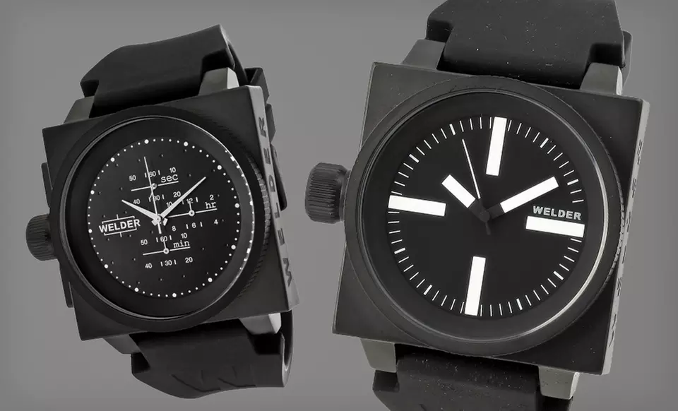 Black or Stainless Steel and Black PVD Welder Men’s K26 Watch (82% Off). Free Shipping and Returns. - Primary Image