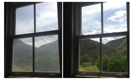 Deep Track cleaning up to 10 Windows - Happy pitty window cleaning