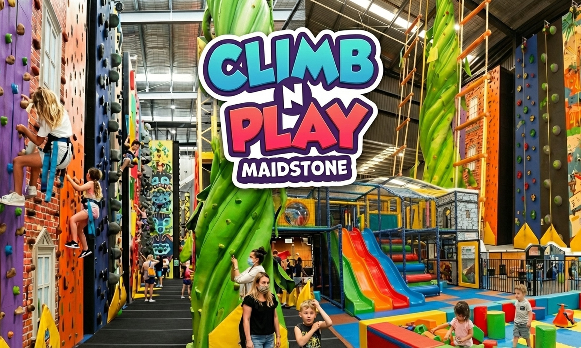 Get a Climb and Play Combo for One, Two,or Four People