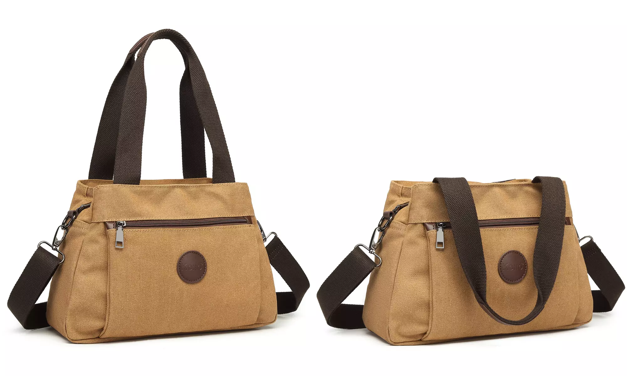 Kono Canvas Multi-Functional Crossbody Bag Shoulder Bag Hand Bag