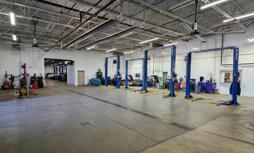 Image 6: Vehicle Maintenance: Synthetic Oil Change, Inspection, Wheel Alignment