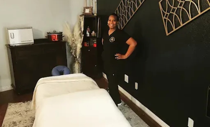 Image 1: 1 or 2 (60-/90-Min) Custom Combo Massage w/ Healing Stone Zone Therapy