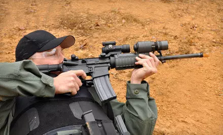 $39 for an Airsoft Outing for Four Including All-Day Admission, Guns, Safety Goggles, and Vests at Combat City ($140 Value) - Primary Image