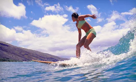 Surfing Lesson or Paddleboarding Lesson with Eco Tour at Jacksonville Surf Training in Jacksonville Beach (Up to Half Off) - Primary Image