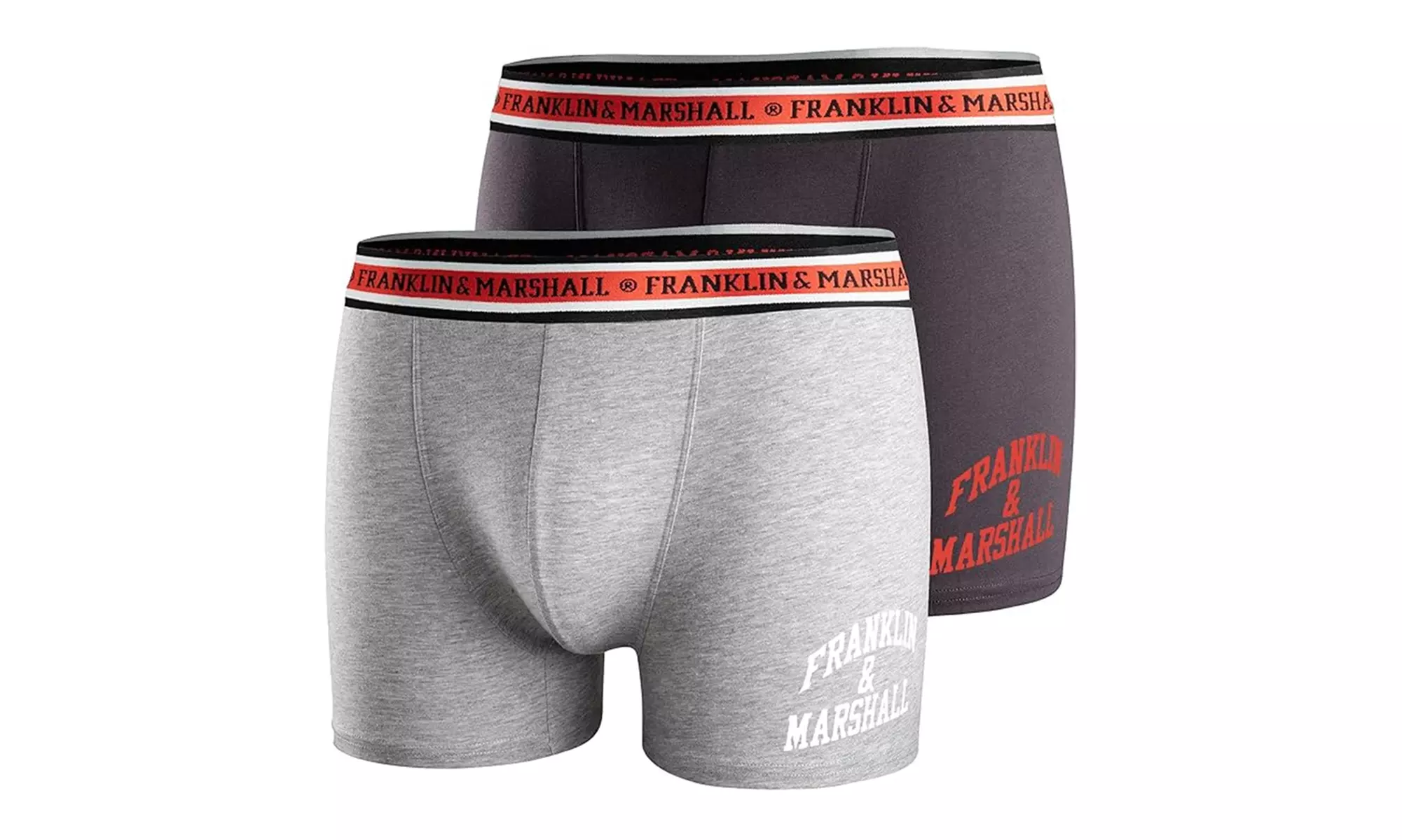 Pack de 2 calzoncillos tipo bóxer de algodón con cintura elástica