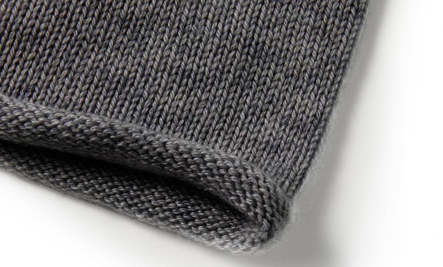 Image 4: 1 oder 2x Unisex-Beanie aus 100 % Wolle