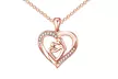 One, Two or Three Philip Jones Mother and Child Necklaces with Crystals from Zircondia® - Second Medium