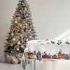 Image 5: Weihnachtliche Baumwoll-Tischdecke