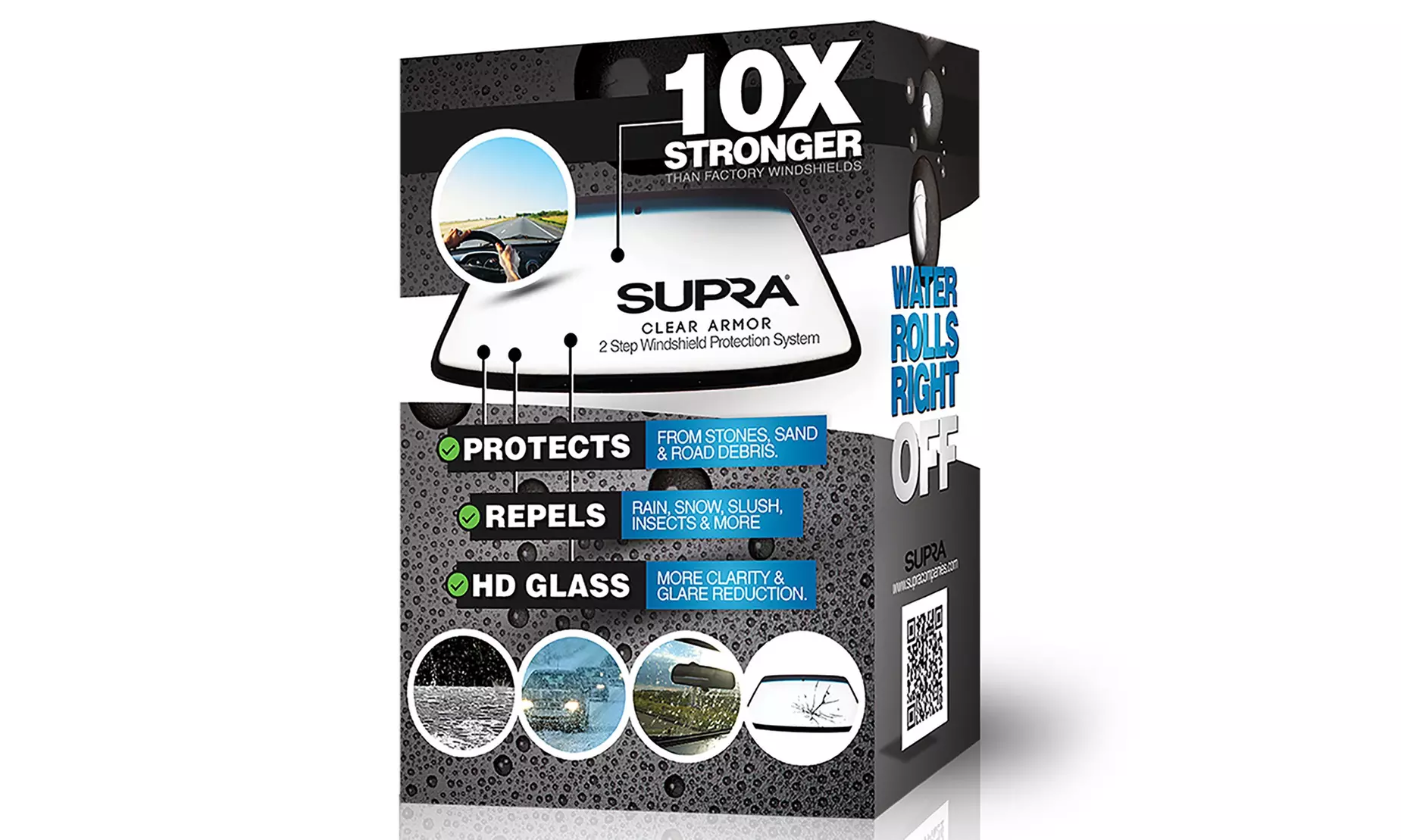 Supra Clear Armor 2-Step Windshield Protection Kit - Primary Image