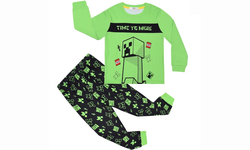 Image 7: Two-Piece Minecraft Inspired Kids' Pyjamas Set 