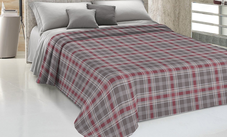Image 8: Copriletto Pensieri Delicati 100% cotone Made in Italy