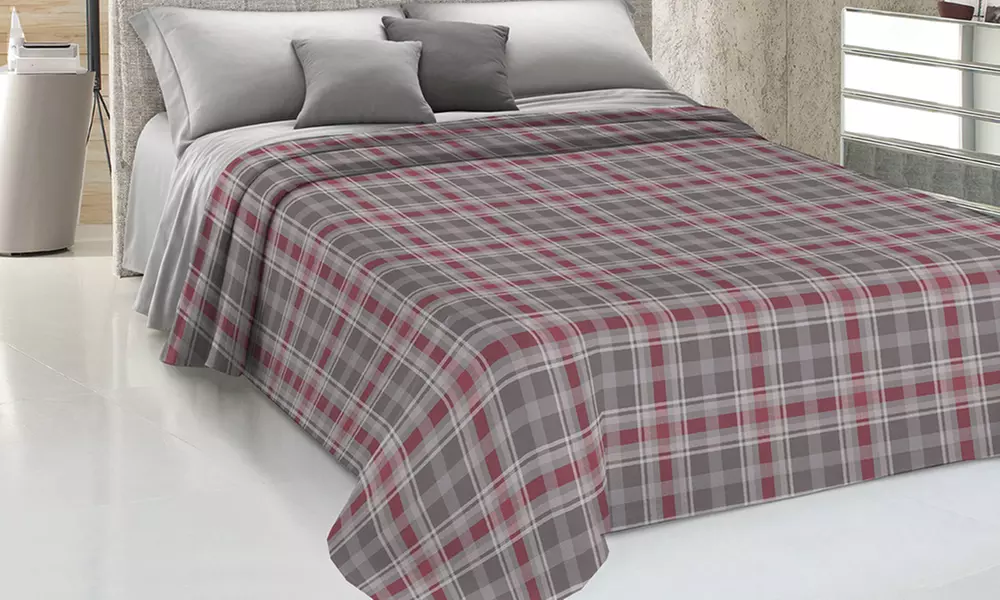 Copriletto Pensieri Delicati 100% cotone Made in Italy