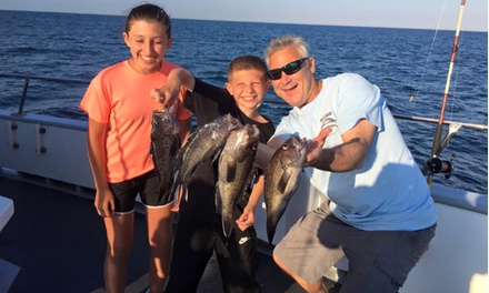 1 Child: 4-Hour Family Fun Fishing Trip with Rod and Reel (9:00am - 1:00pm) - Queen Mary Fleet - New Jersey