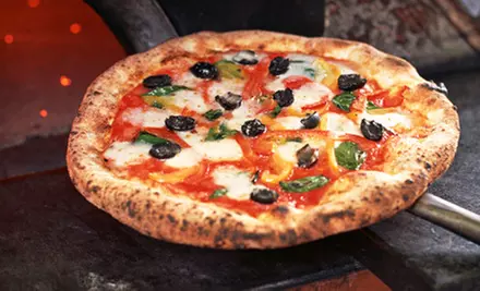 Pizzeria Meal with Pizza, Wings, and Potato Wedges at Amaro Pizza in East York (Up to 53% Off). Two Options Available. - Primary Image