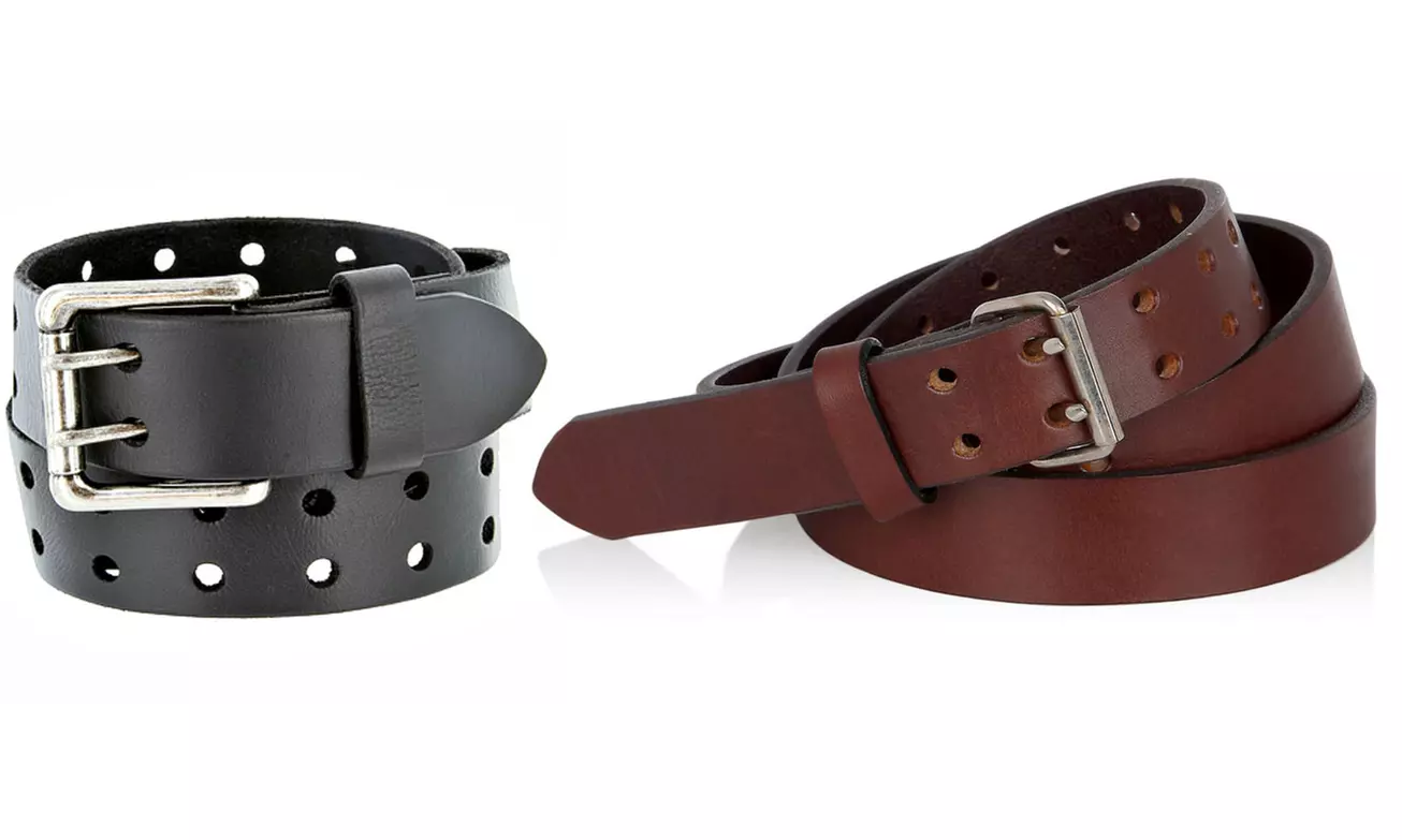 Royal Boudoir Men's Leather Belts (2-Pack) - Primary Image