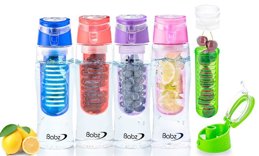 Image 1: Babz Fruit Fusion Bottle With Lid