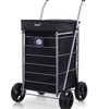 Image 3: Hoppa Lightweight Four or Six Wheel Folding Shopping Trolley