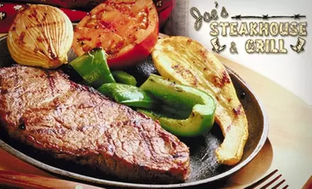 $15 for $30 Worth of Grilled Fare and Drinks at Joe's Steakhouse & Grill - Primary Image