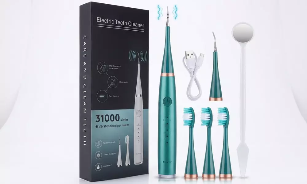 Dispositivo 2-in-1 per la pulizia dentale