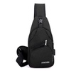 Image 2: Unisex Sling Bag Shoulder Chest Crossbody Bag Hiking Travel Backpack