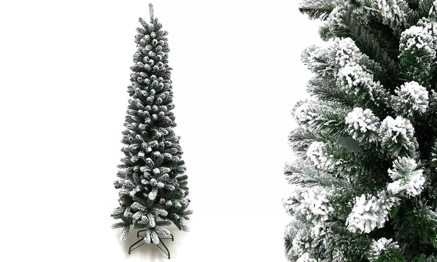 Albero di Natale innevato Gardenia, disponibile in varie dimensioni