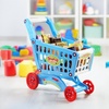 Image 1: Shopping Cart Trolley for Children Play Set Includes 78 Grocery Food 