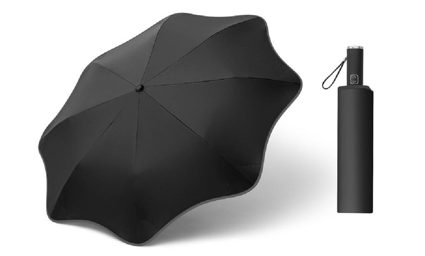 Image 3: Rounded-Corner Folding Umbrella