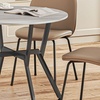 Image 18: Small Kitchen Table with Black Steel Legs, Dining Table