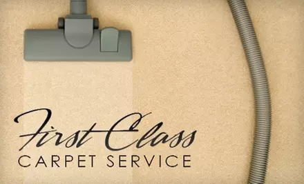 $27 for a One-Room Carpet Cleaning and Fabric Protection from First Class Carpet Service (Up to $112.75 Value)  - Primary Image