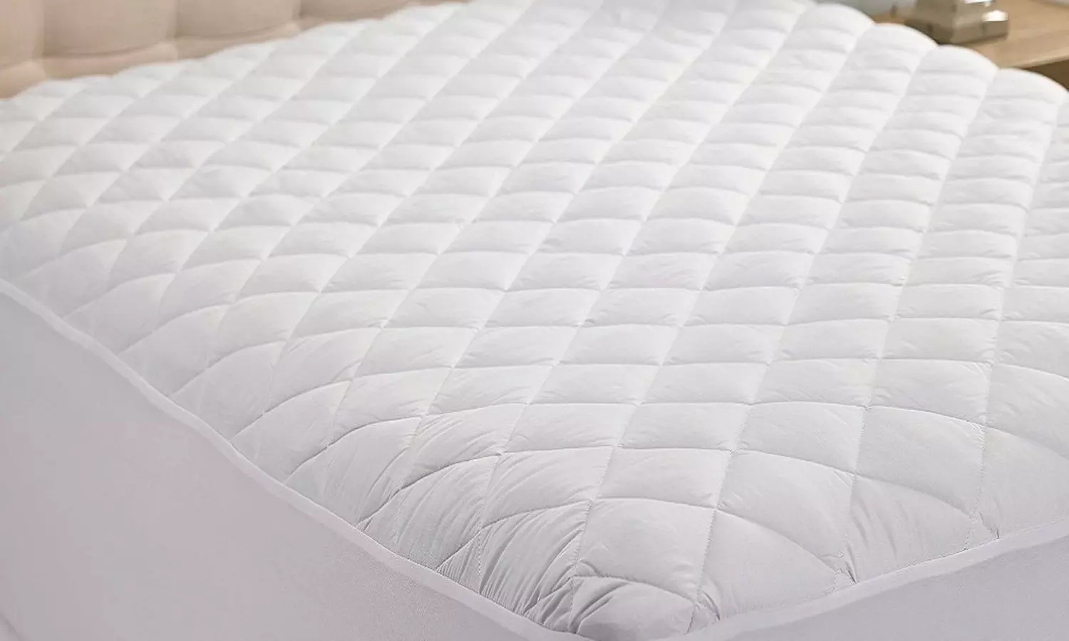 Luxurious Home Collections Durable Allergen Protector Mattress Pad - Primary Image