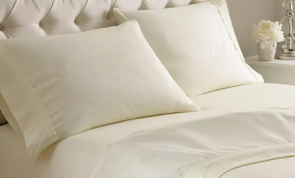 4-Piece Embossed-Diamond Microfiber Sheet Set. Multiple Colors Available. Free Returns. - Primary Image