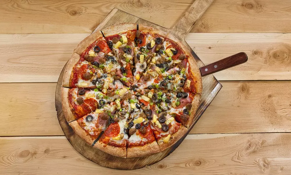 Full Pizza Buffet and Large Drink for Two or Four at Pizza Pie Cafe (Up to 40% Off)  - Primary Image