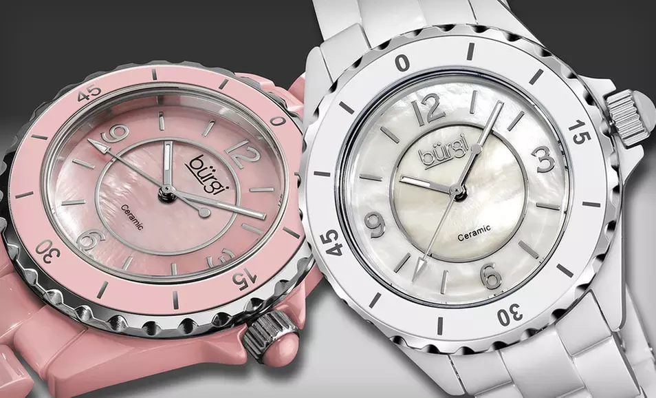 Burgi Women's Bracelet Watches (Up to 90% Off). 10 Styles Available. - Second Medium