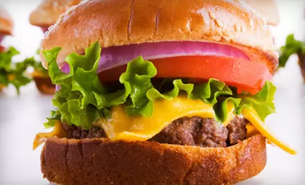 $5 for $10 Worth of Gourmet Burgers and Drive-Thru Eats at Tops Burger in Pasadena - Primary Image
