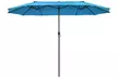 Costway 15FT Patio Double-Sided Umbrella Crank Outdoor Garden Market Sun Shade - Second Medium