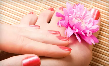 Full Set of Acrylic Enhancement or a VIP Mani-Pedi at The Nail Spa at Green Hills  - Primary Image