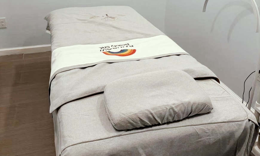 Image 3:  Melt Stress Away: Targeted Back & Foot Relief with Hot Stone Warmth