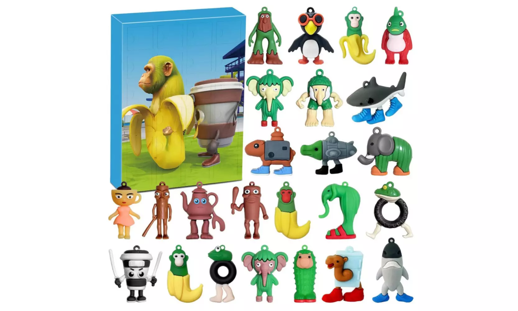 24-Piece Italian Brainrot Action Figures Advent Calendar
