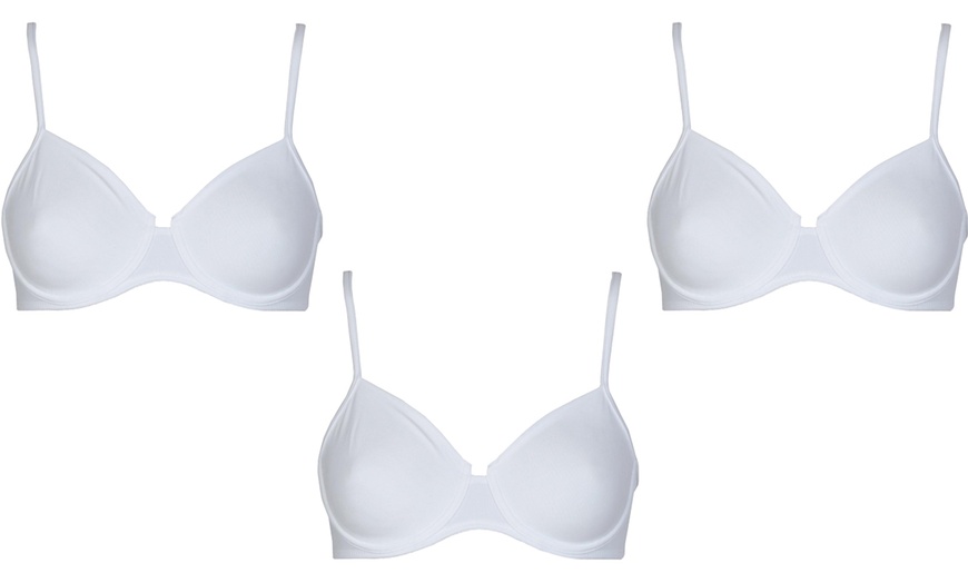 Image 5: 3 reggiseni sfoderato a balconcino Inferiore