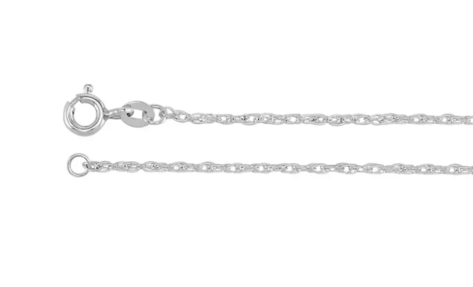 Genuine Sapphire and Diamond Jewelry Set in 10-Karat White Gold - Second Medium