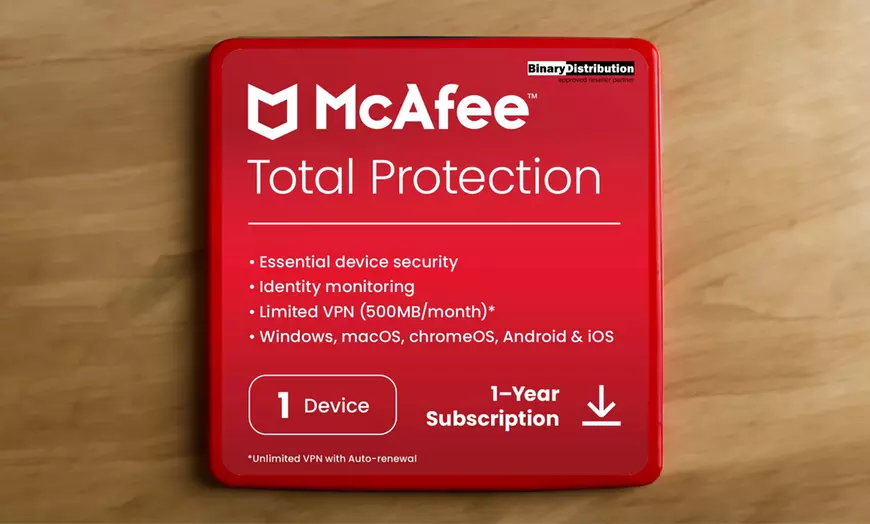Image 1: McAfee Total Protection 2025