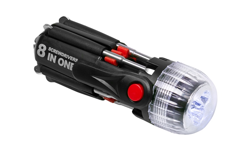 Image 2: 8-in-1 Screwdriver with Light